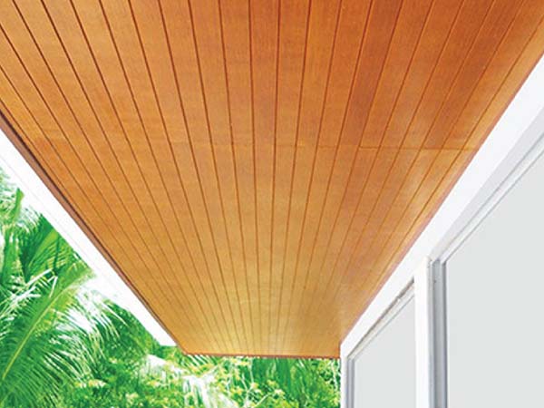 slatted ceiling ฝ้าเพดานโปร่ง หรือ ฝ้าระแนง
