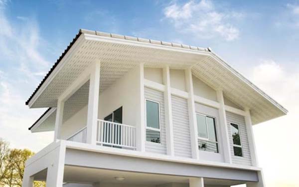 external ceiling ฝ้าชายคา หรือ ฝ้าเพดานภายนอก